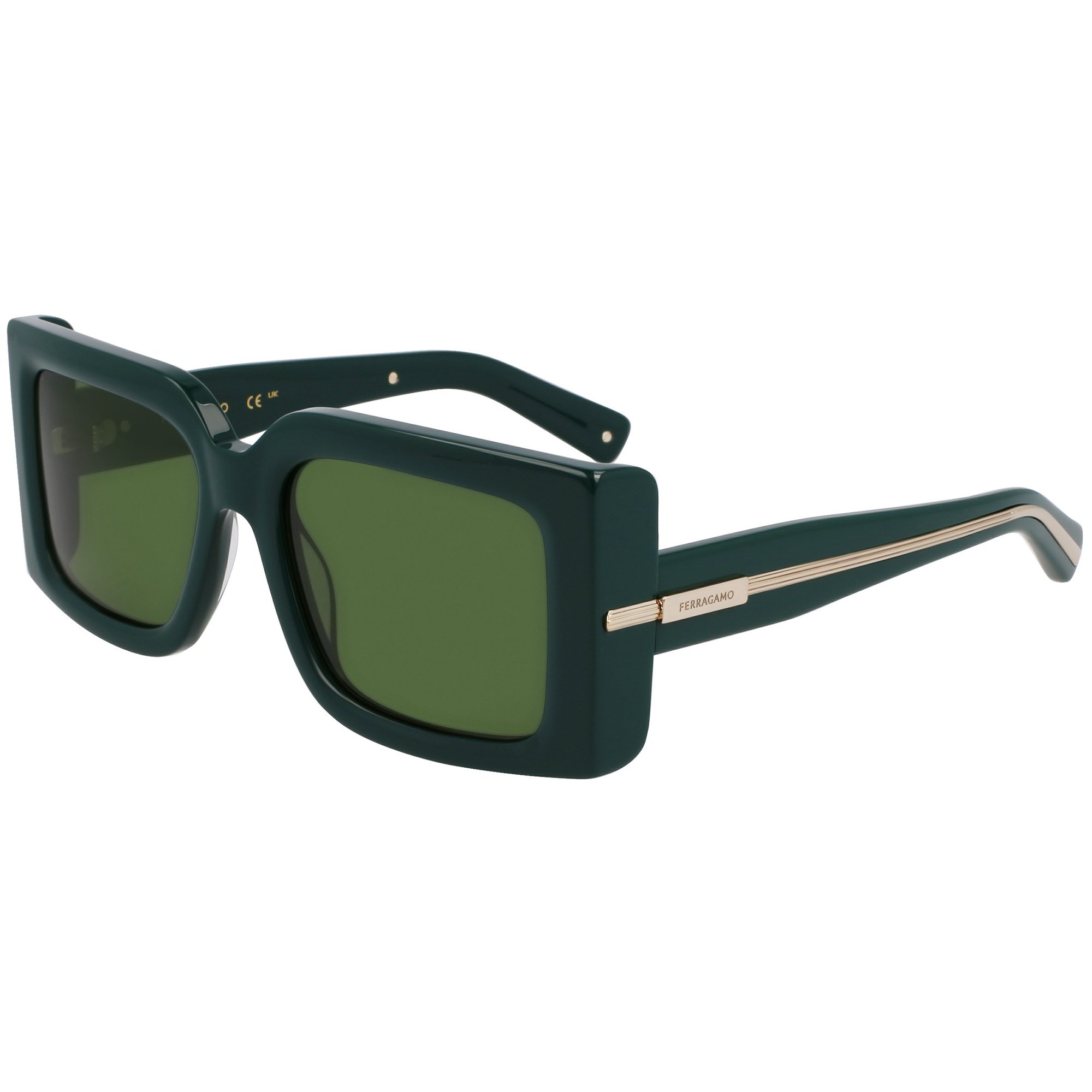 Óculos de Sol Ferragamo SF2032S 302 - Verde 55 Verde 9