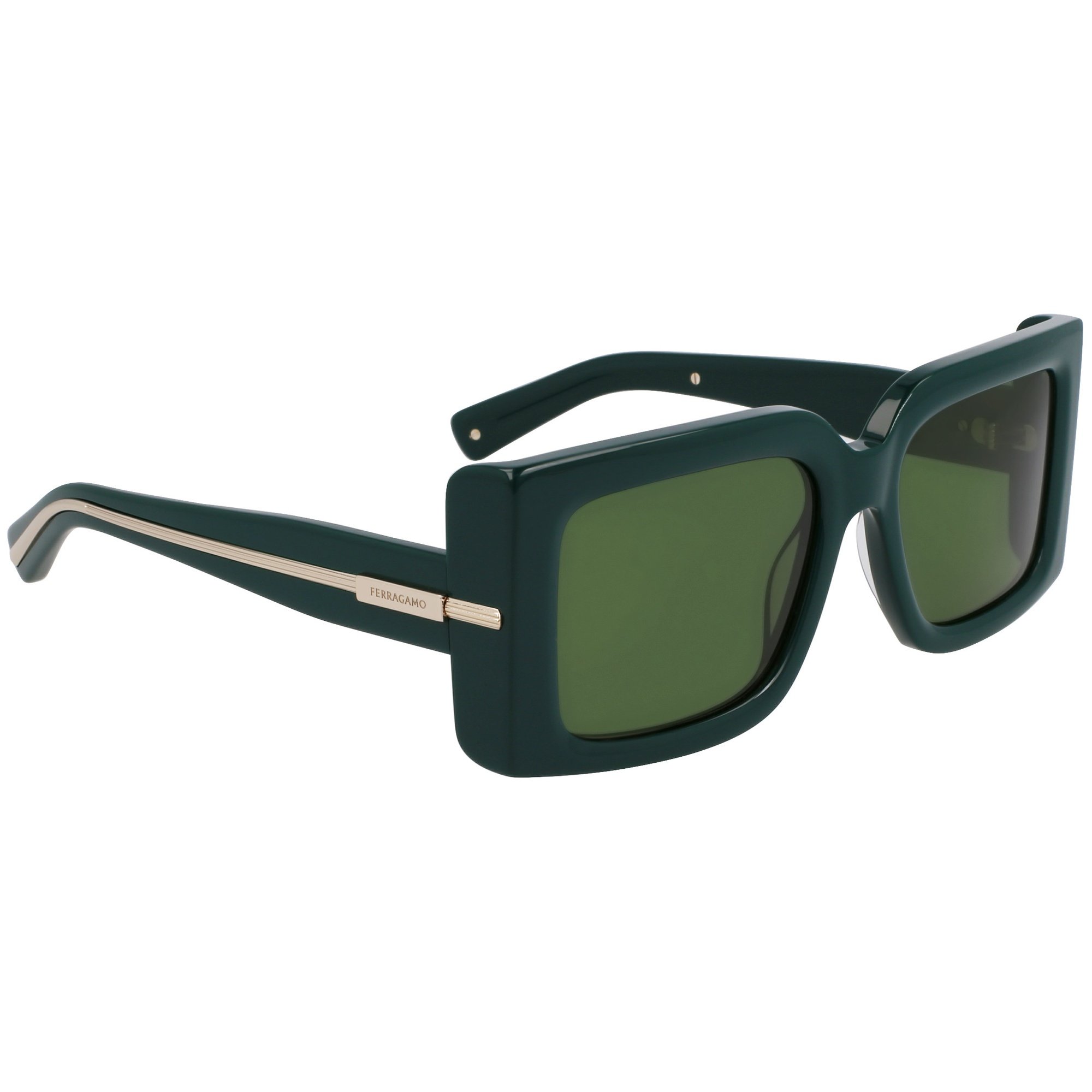 Óculos de Sol Ferragamo SF2032S 302 - Verde 55 Verde 7