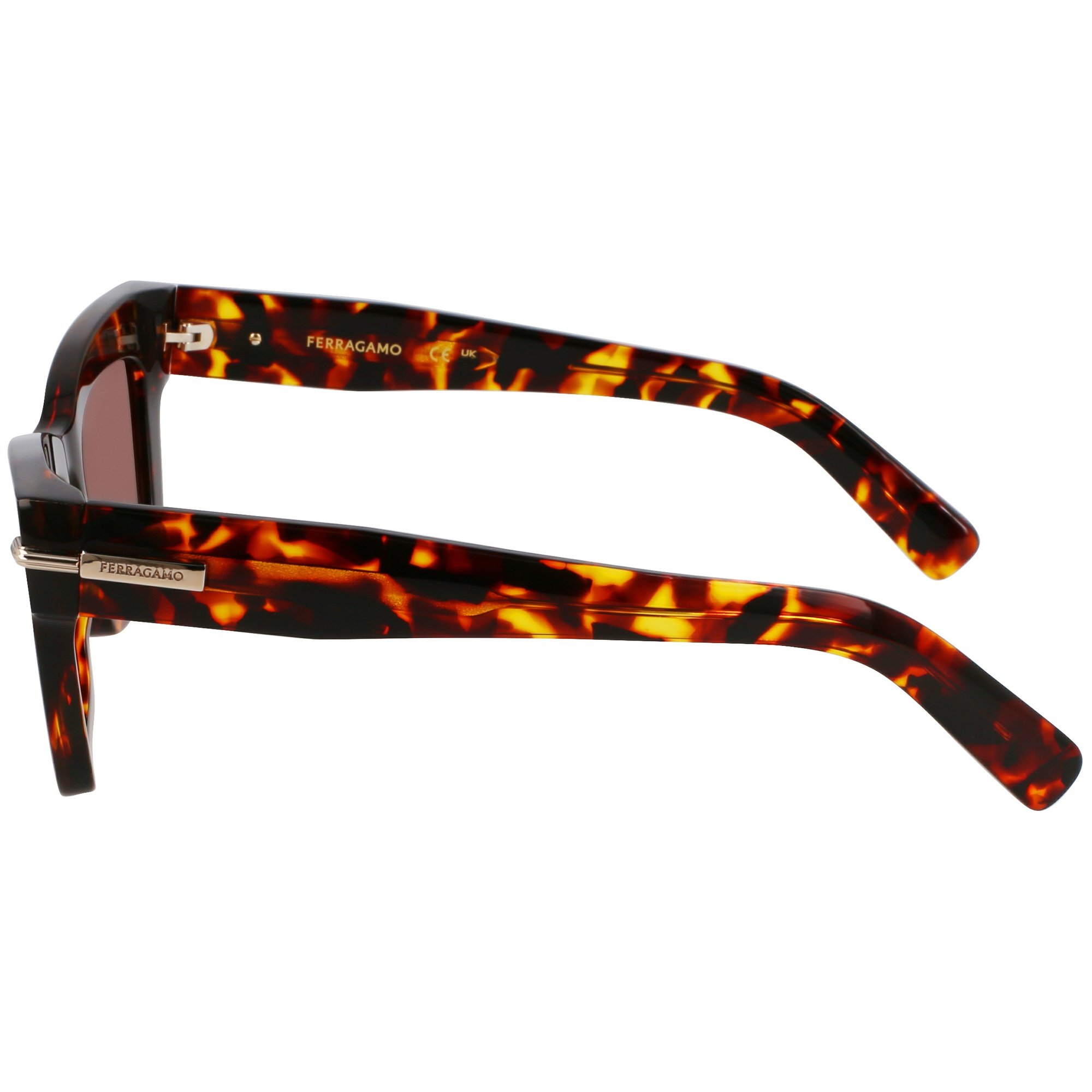 Óculos de Sol Ferragamo SF2031S 242 - Marrom Tortoise 52 Marrom 3
