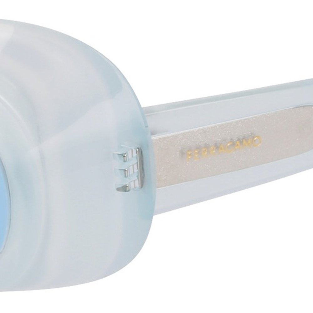 Óculos de Sol Ferragamo SF2030S 451 - Azul Cristal 51 Azul 7