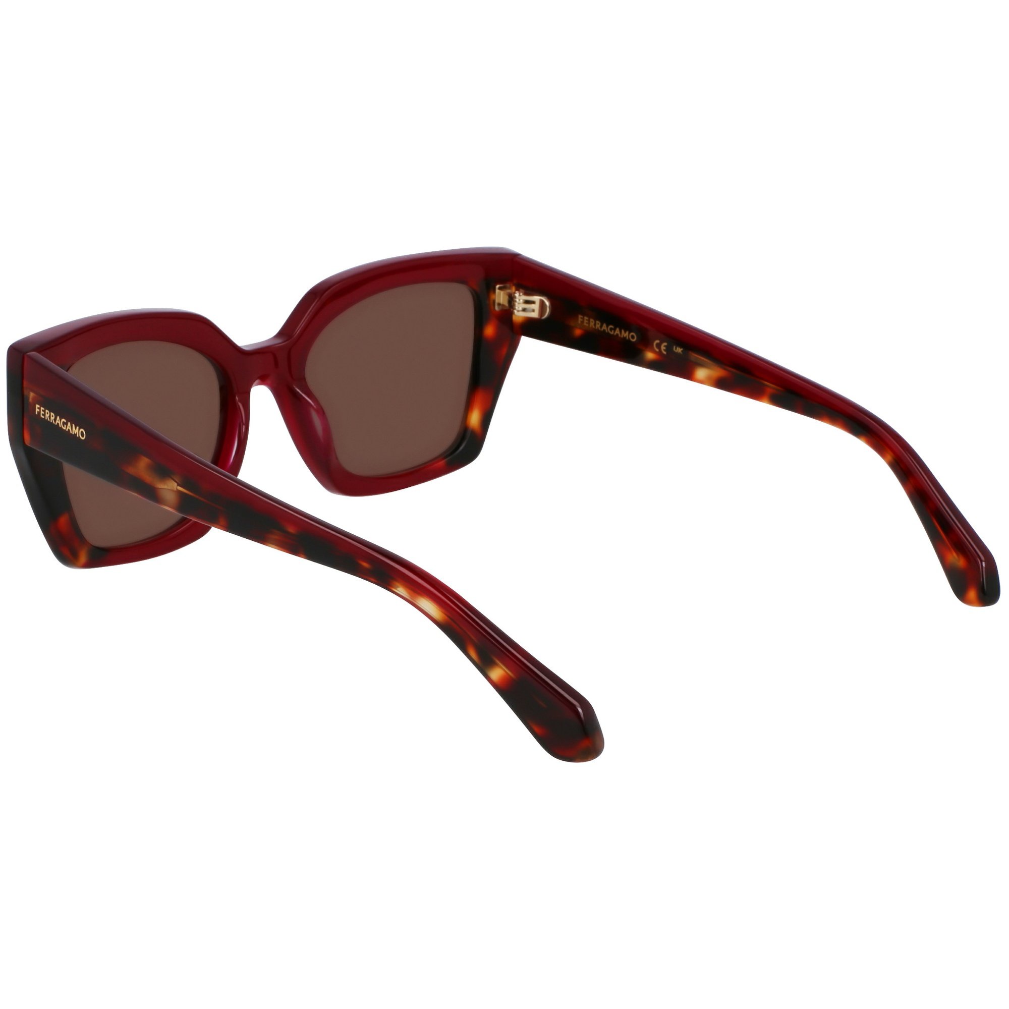 Óculos de Sol Ferragamo SF2035S 654 - Vermelho Burgundy 52 Vermelho 4