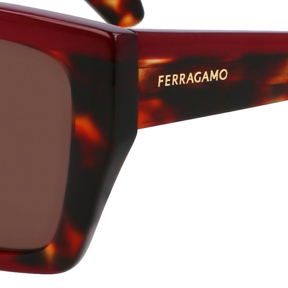 Óculos de Sol Ferragamo SF2035S 654 - Vermelho Burgundy 52 Vermelho 8