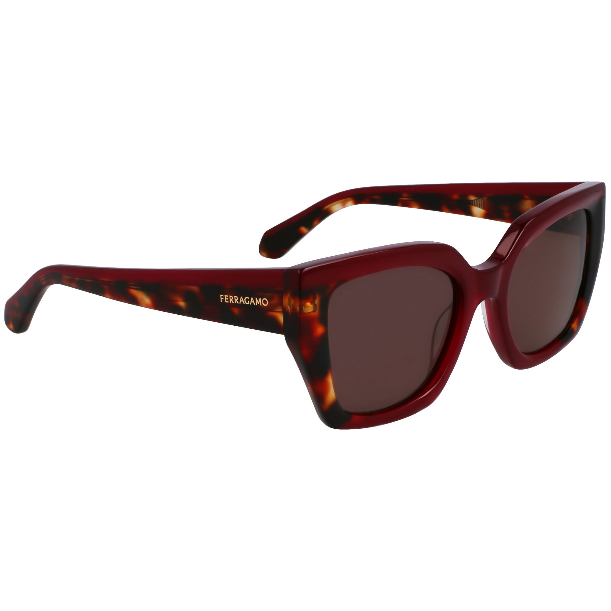 Óculos de Sol Ferragamo SF2035S 654 - Vermelho Burgundy 52 Vermelho 9