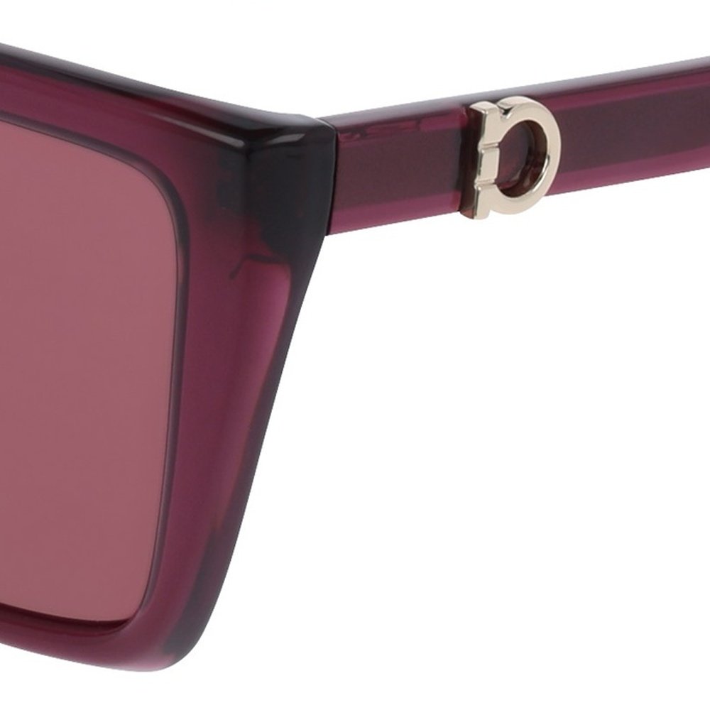Óculos de Sol Ferragamo SF2058SE 612 - Vermelho Burgundy Cristal 54 Vermelho 8