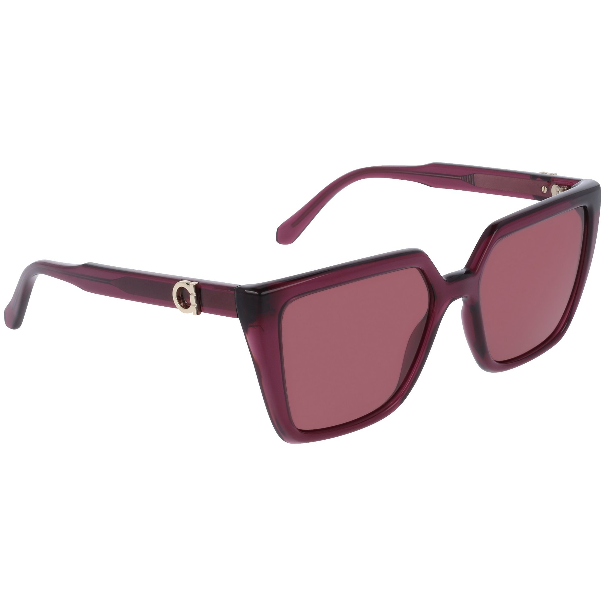 Óculos de Sol Ferragamo SF2058SE 612 - Vermelho Burgundy Cristal 54 Vermelho 9