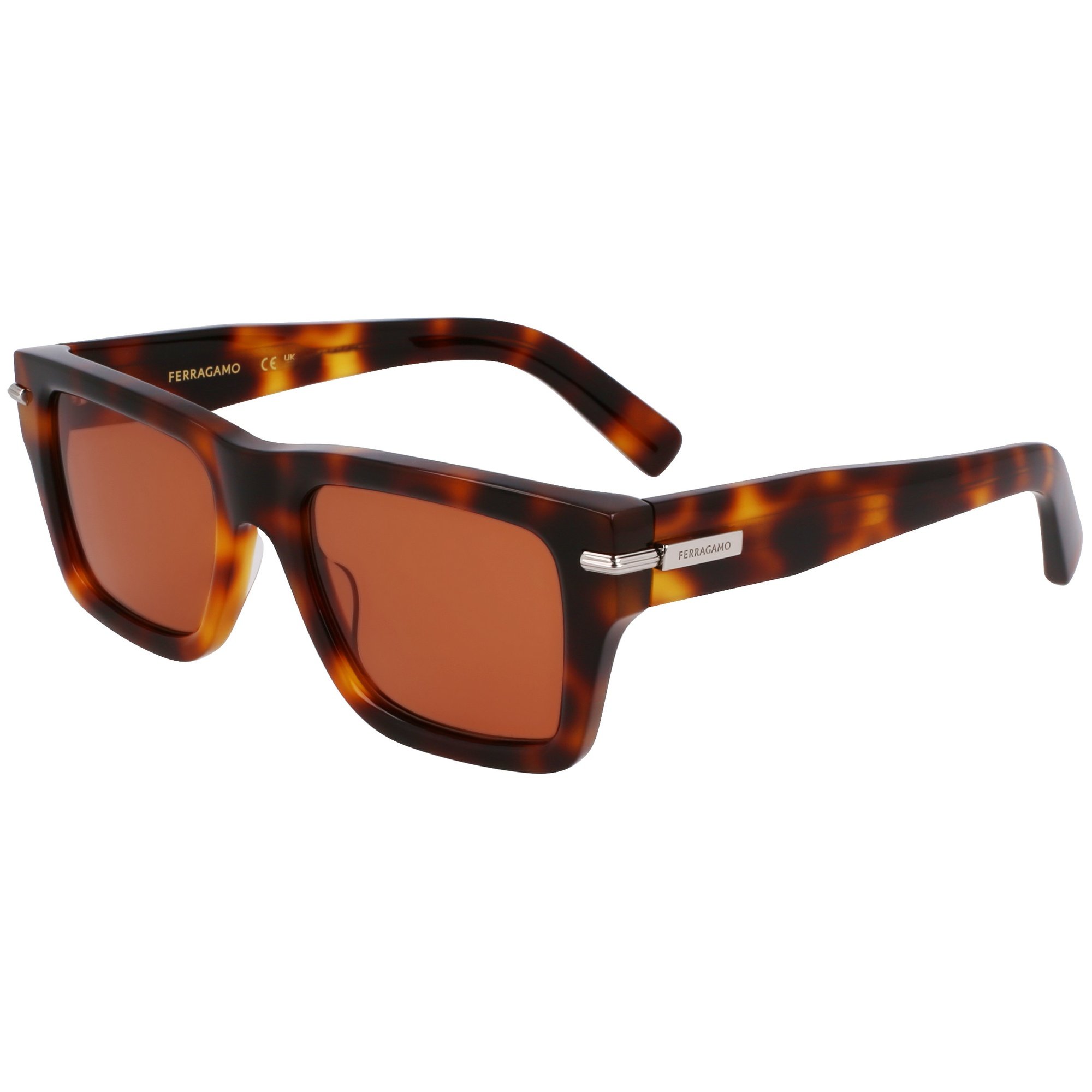 Óculos de Sol Ferragamo SF2033S 240 - Marrom Tortoise 53
