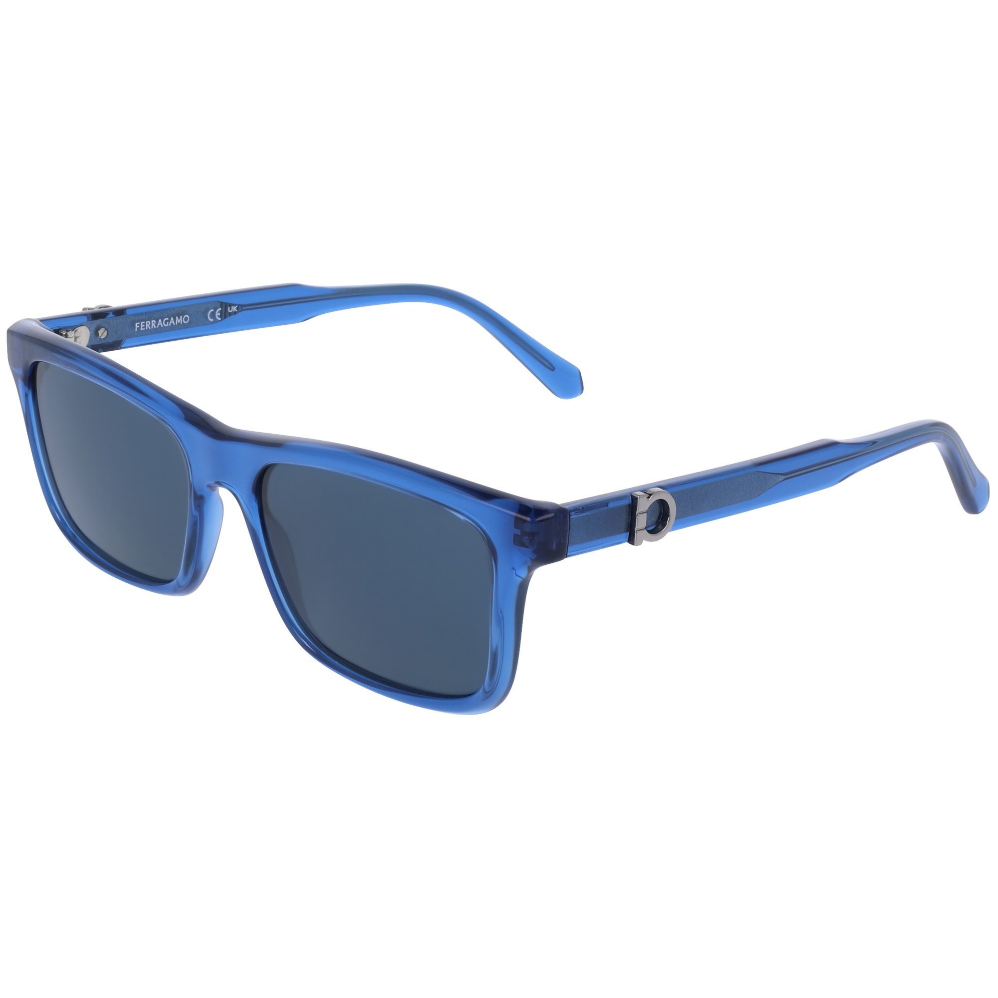 Óculos de Sol Ferragamo SF2060SE 439 - Azul Cristal 55 Azul 7