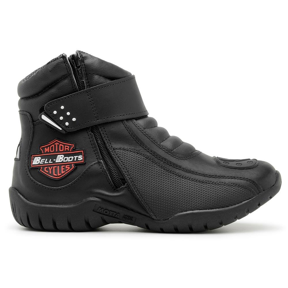 Bota Bell Boots Motociclista Masculina Slim Soft Cano Baixo Conforto Masculino Preto 2