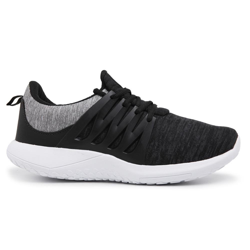 Tênis Masculino Esporte Academia Caminhada Moderno Conforto Cinza 1