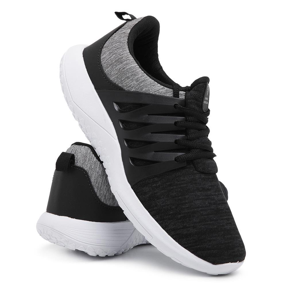 Tênis Masculino Esporte Academia Caminhada Moderno Conforto Cinza 2