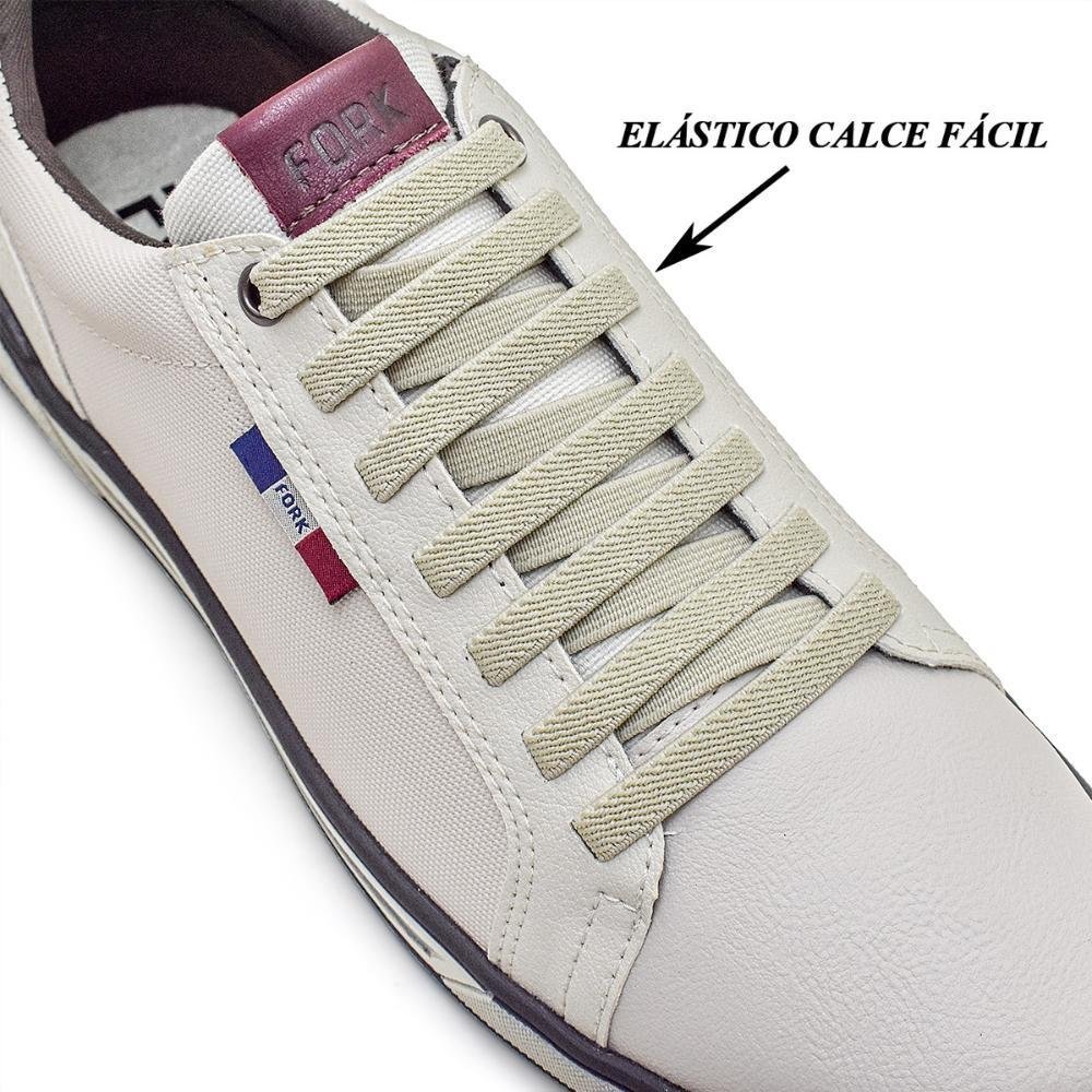 Sapatênis Masculino Casual Leve Conforto Dia a Dia Moderno Branco 2