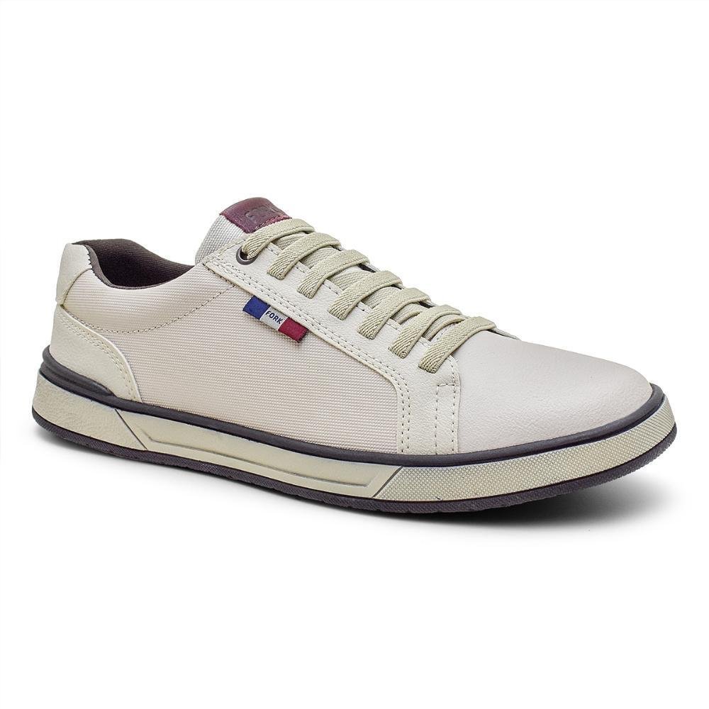 Sapatênis Masculino Casual Leve Conforto Dia a Dia Moderno Branco 3
