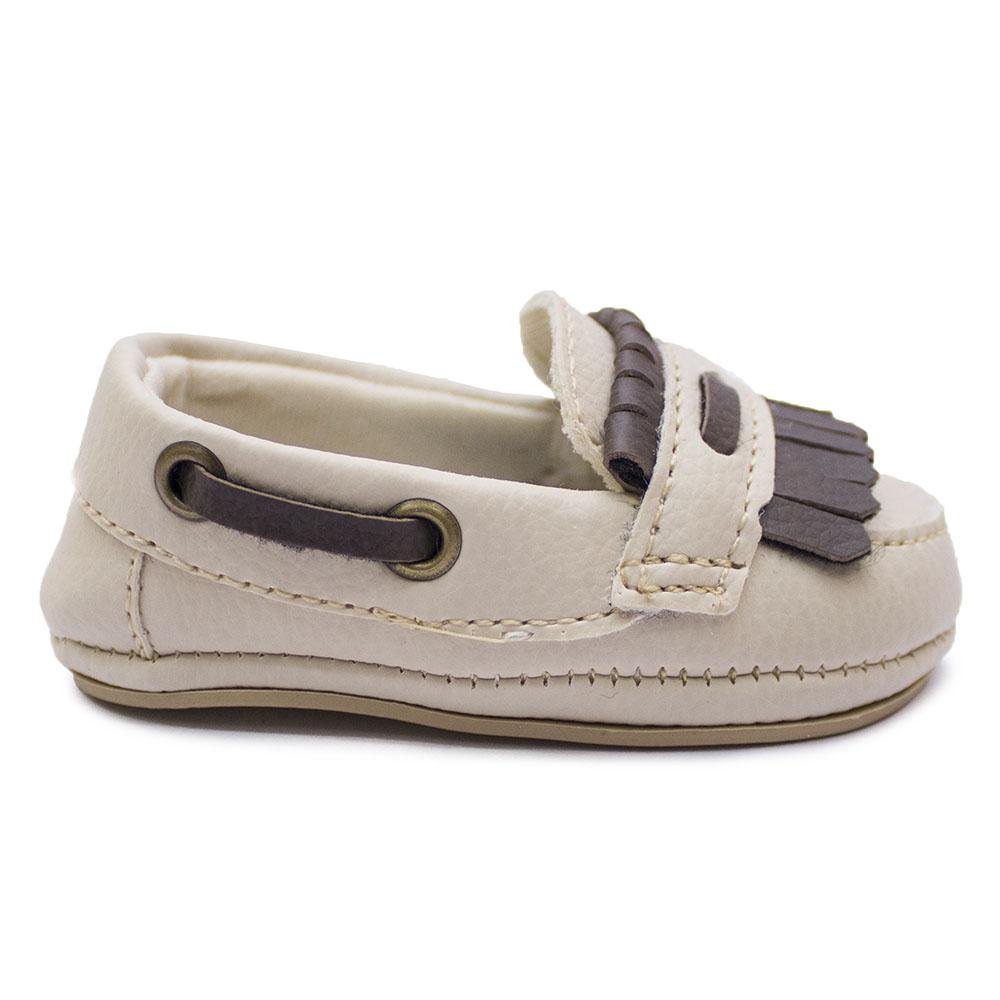 Mocassim Masculino Infantil Bebê Confortável Casual Moderno Cinza 2