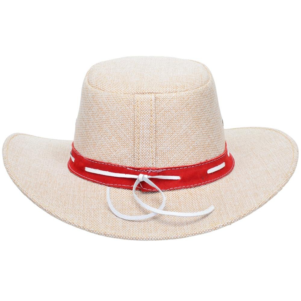 Chapéu Masculino Country Juta Clássico Rodeio Americano Vermelho 5