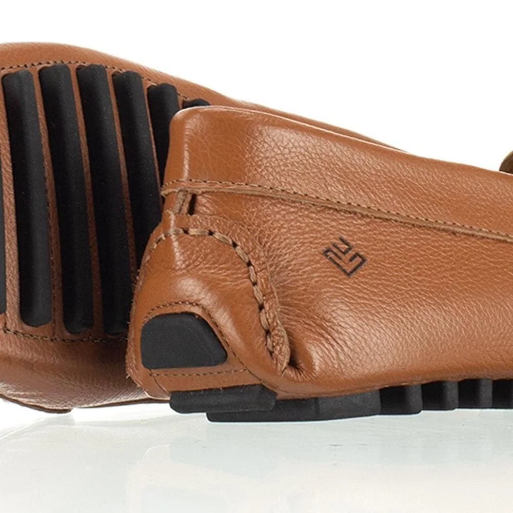 Mocassim Feminino Couro Moderno Calce Fácil Marrom 3