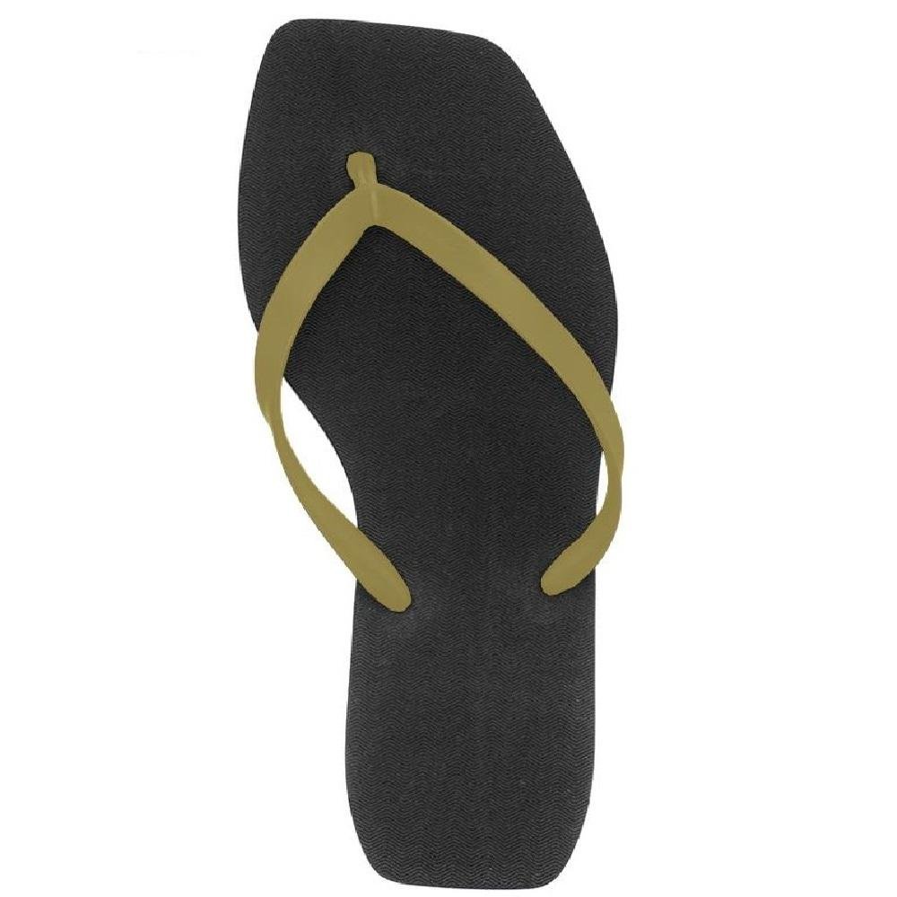 Chinelo Feminino Dia a Dia Confortável Moderno Estilo Verde 1