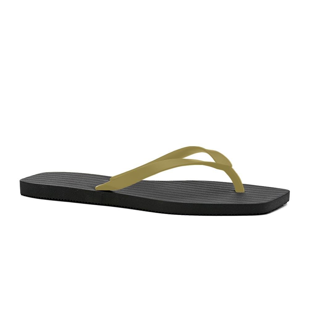 Chinelo Feminino Dia a Dia Confortável Moderno Estilo Verde 2