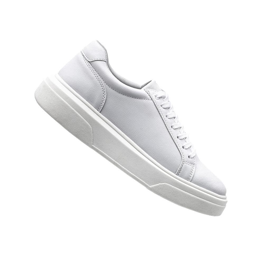 Tênis Masculino Casual Fechamento Cadarço Moderno Branco 5