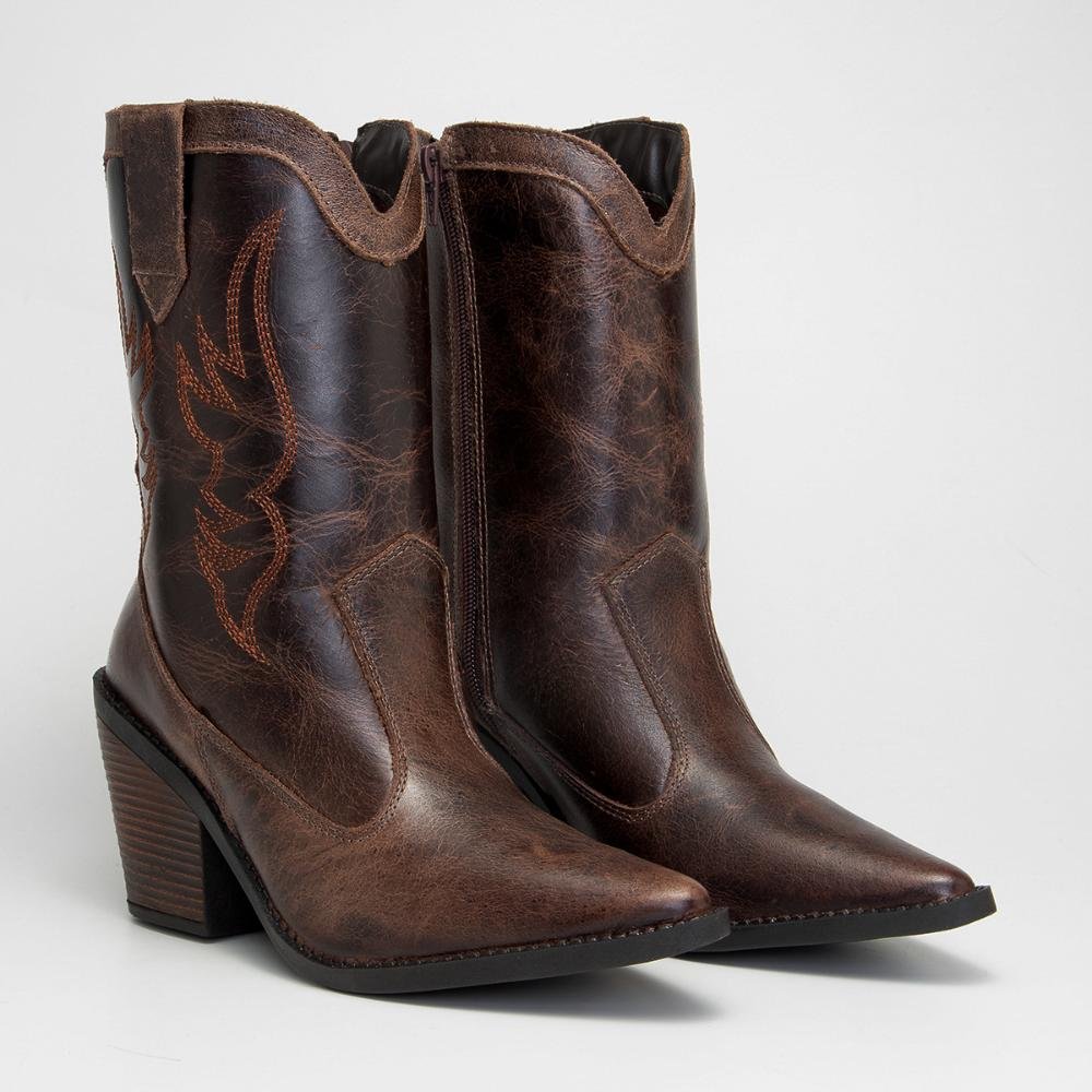Bota Country Western Feminina Couro Personalizada 3