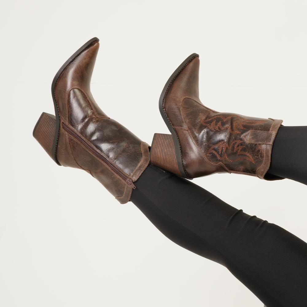 Bota Country Western Feminina Couro Personalizada 5