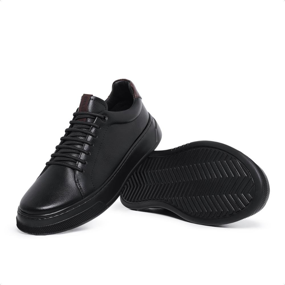Tênis Casual Masculino EVA Light Leve Confortável Preto 4