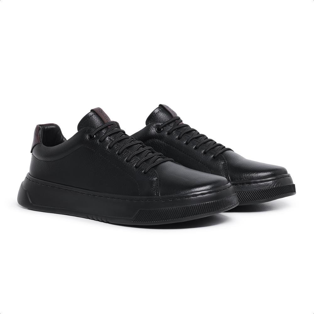 Tênis Casual Masculino EVA Light Leve Confortável Preto 5