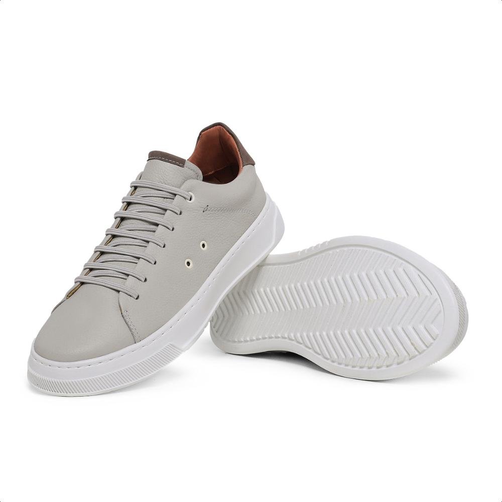 Tênis Masculino Eva Light Confortável Top Cinza 4