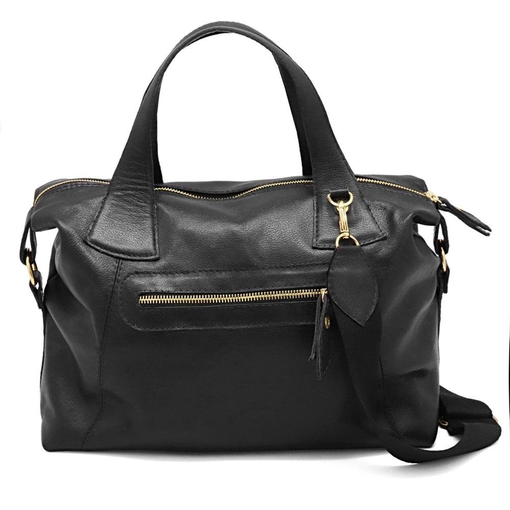 Bolsa Feminina Couro Alça Regulável Preto 3