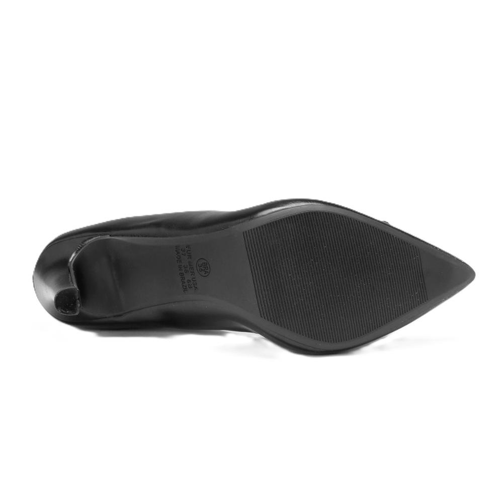 Scarpin Feminino Salto Bico Fino Clássico Preto 6