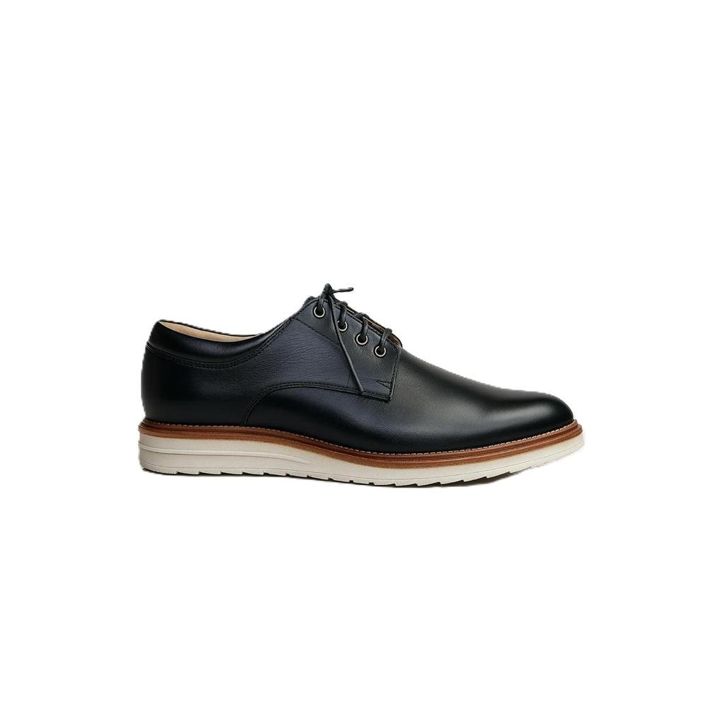 Sapato Masculino Oxford Couro Casual