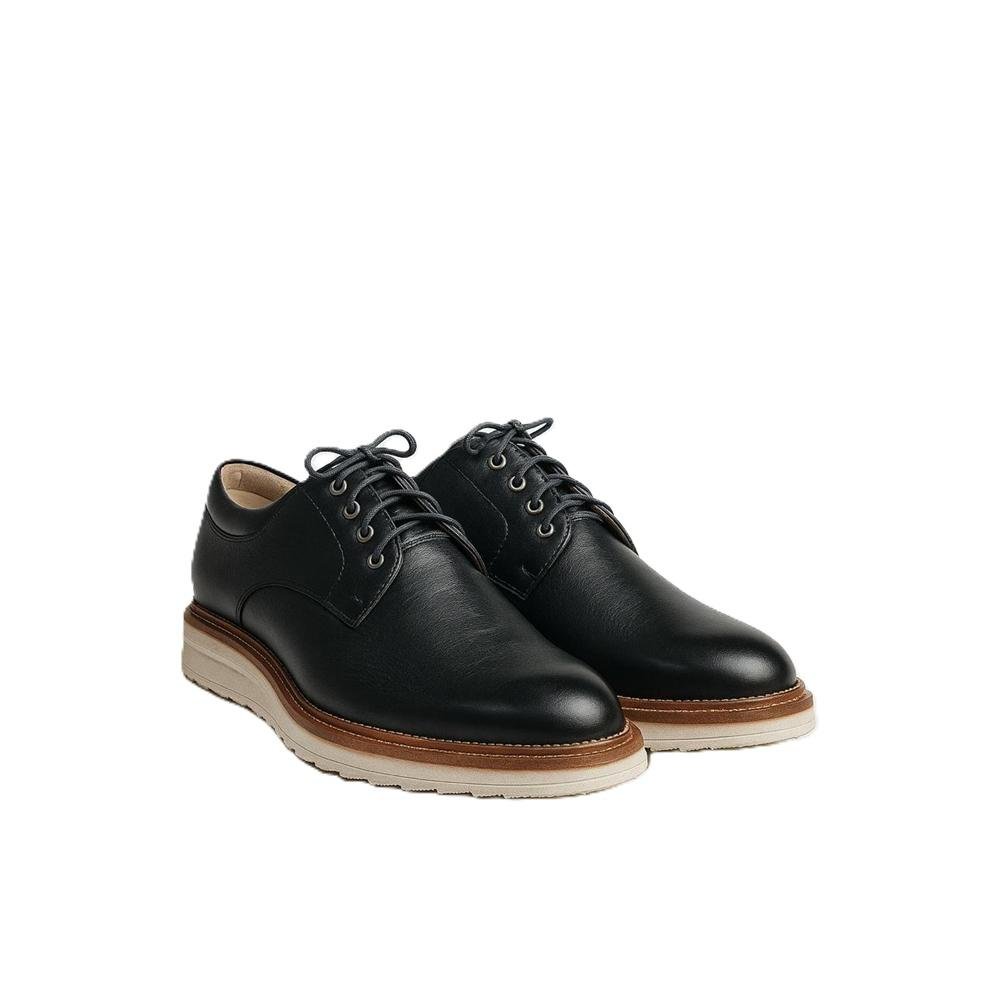 Sapato Masculino Oxford Couro Casual Preto 2