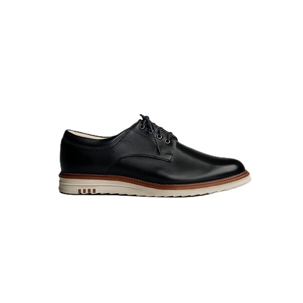 Sapato Masculino Oxford Couro Casual Preto 4