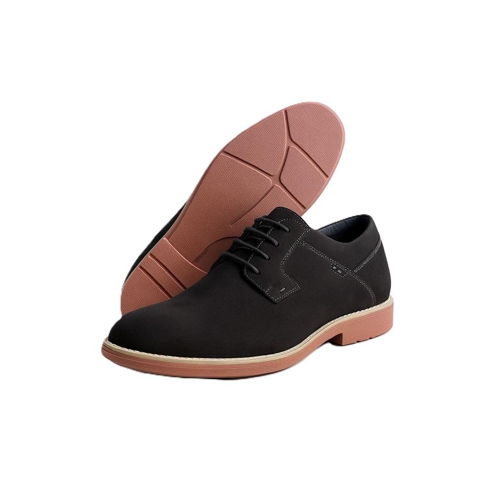 Sapato Oxford Masculino Couro Marrom Escuro 2