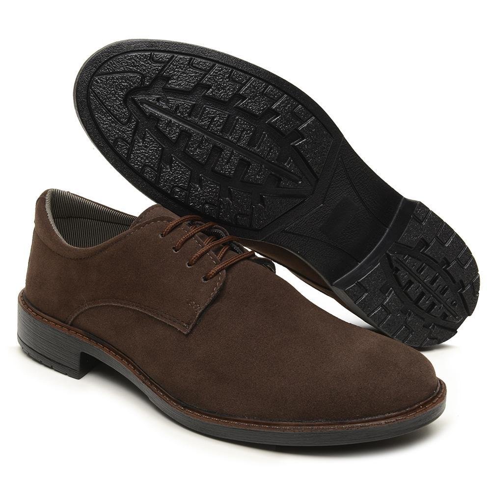 Sapato Masculino Casual Social Conforto Café 5