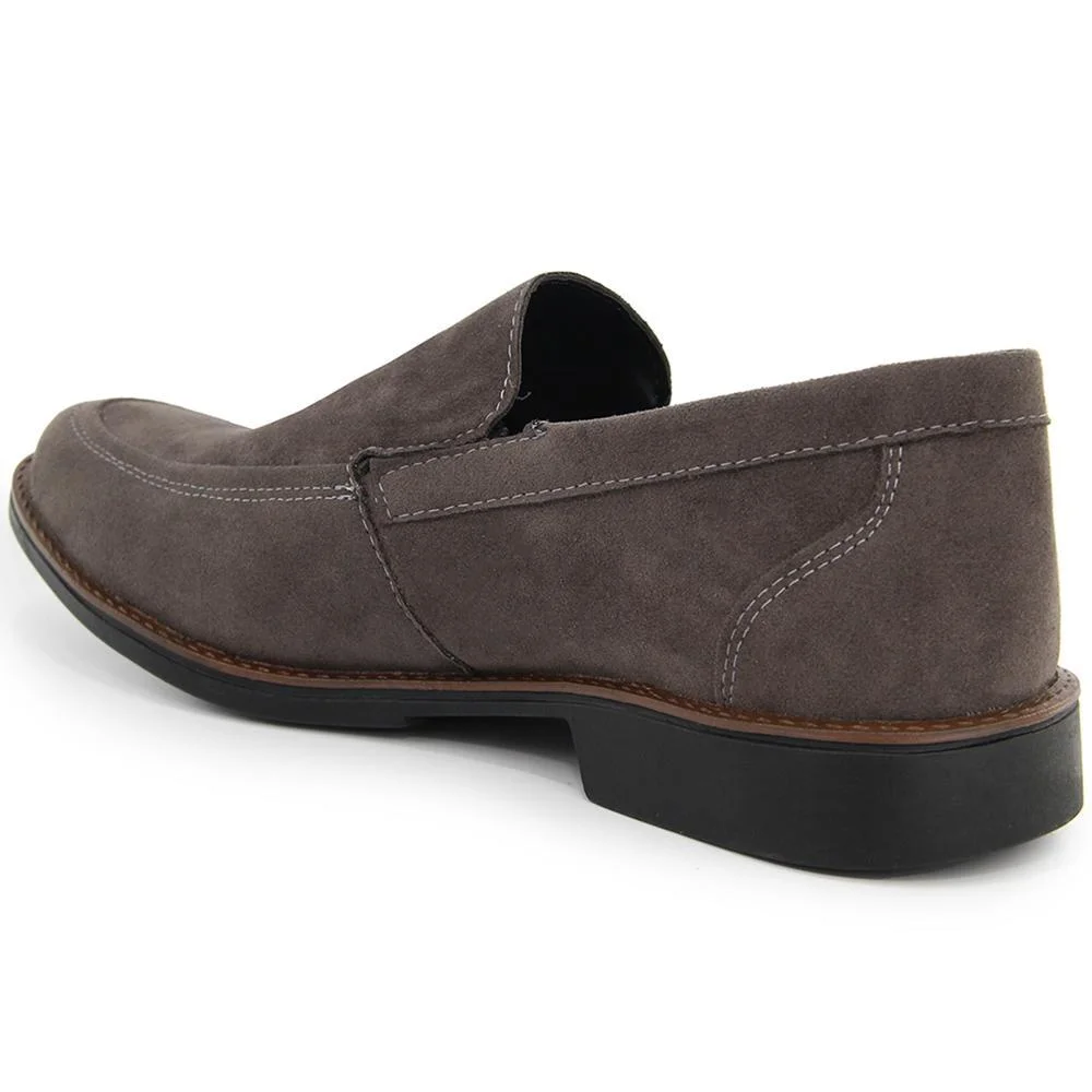 Sapato Masculino Casual Social Sintético Marrom 3