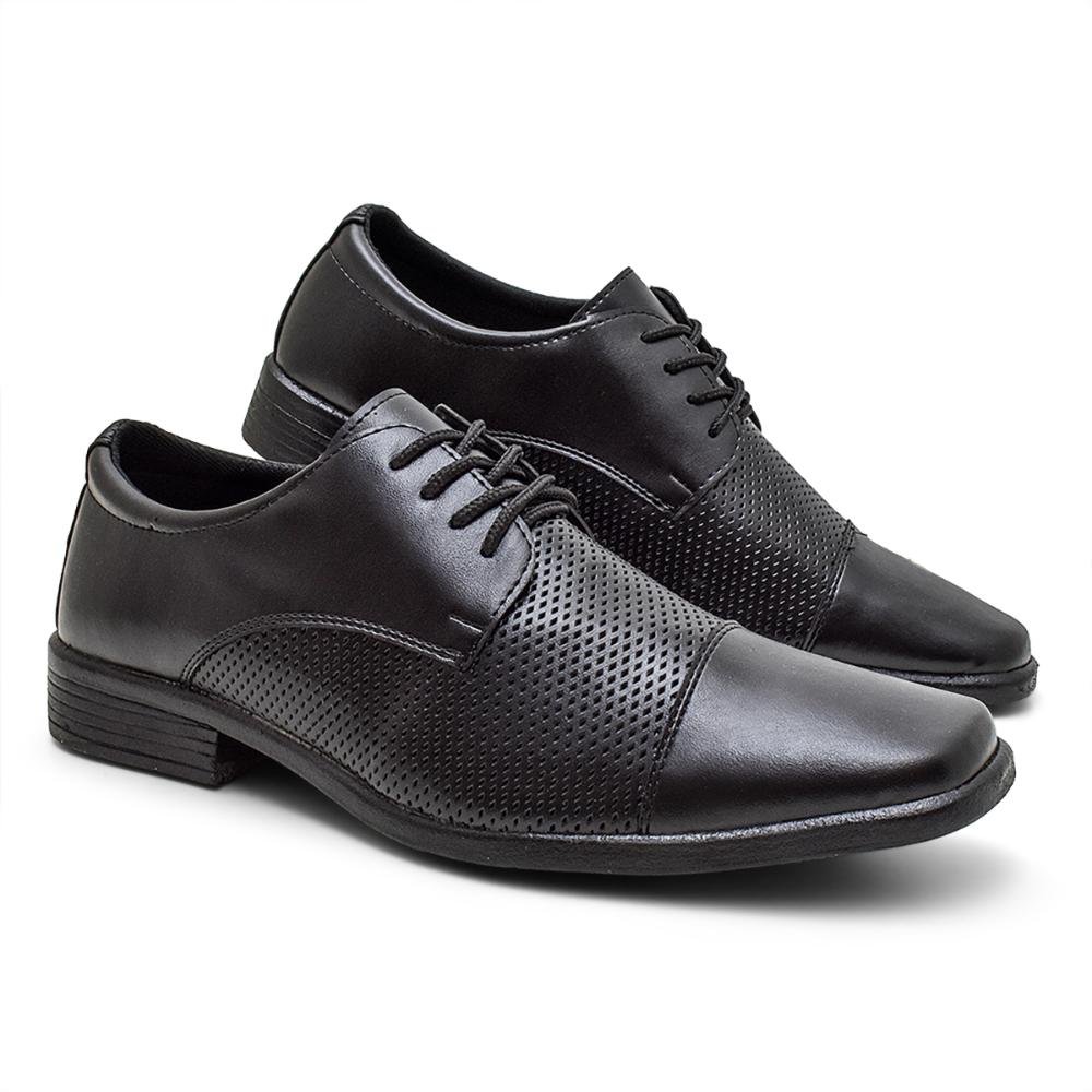 Sapato Social Masculino Conforto Luxo Preto 2