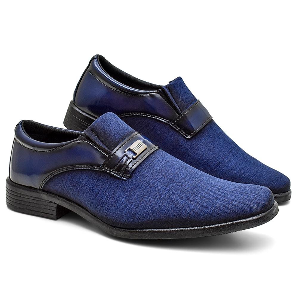 Sapato Social Masculino Modern Pro Azul 2