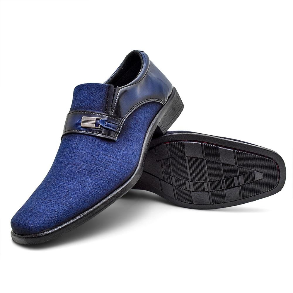 Sapato Social Masculino Modern Pro Azul 4