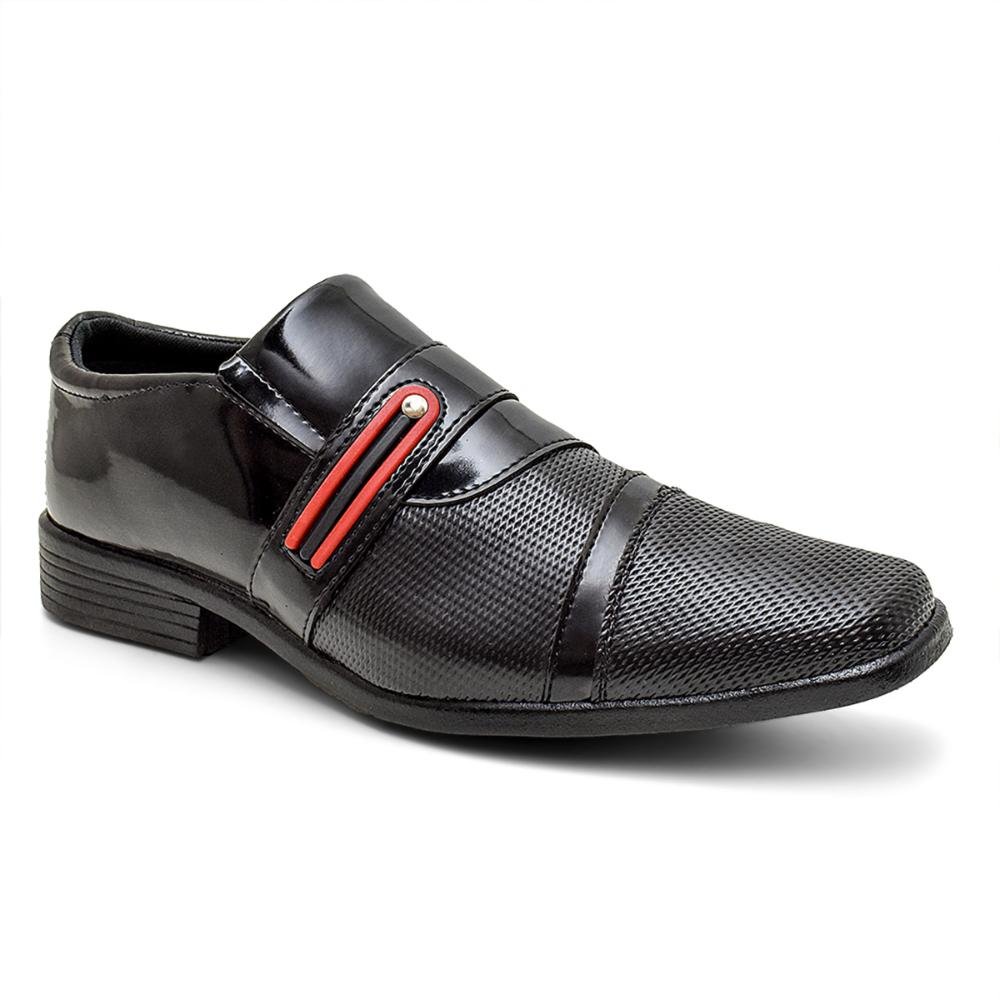 Sapato Social Masculino Oxford Slim Preto 3