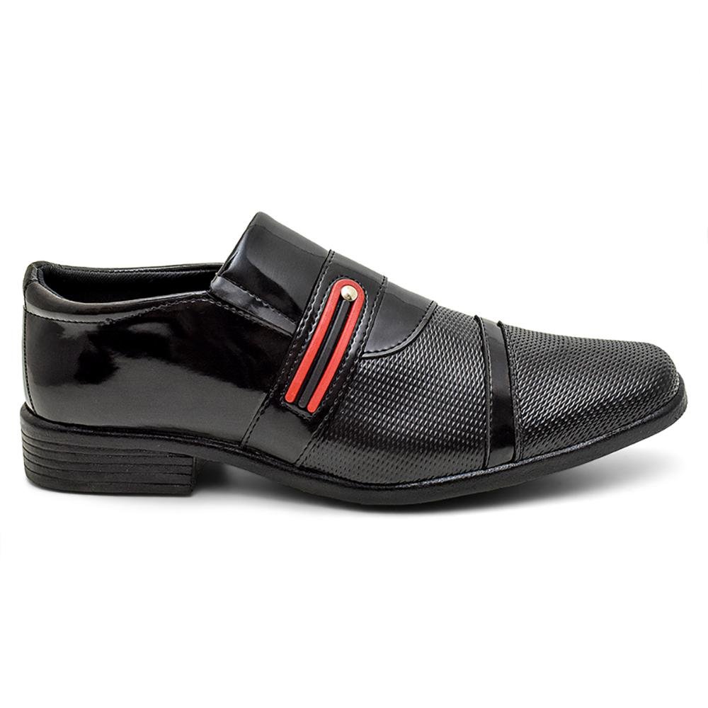Sapato Social Masculino Oxford Slim Preto 4