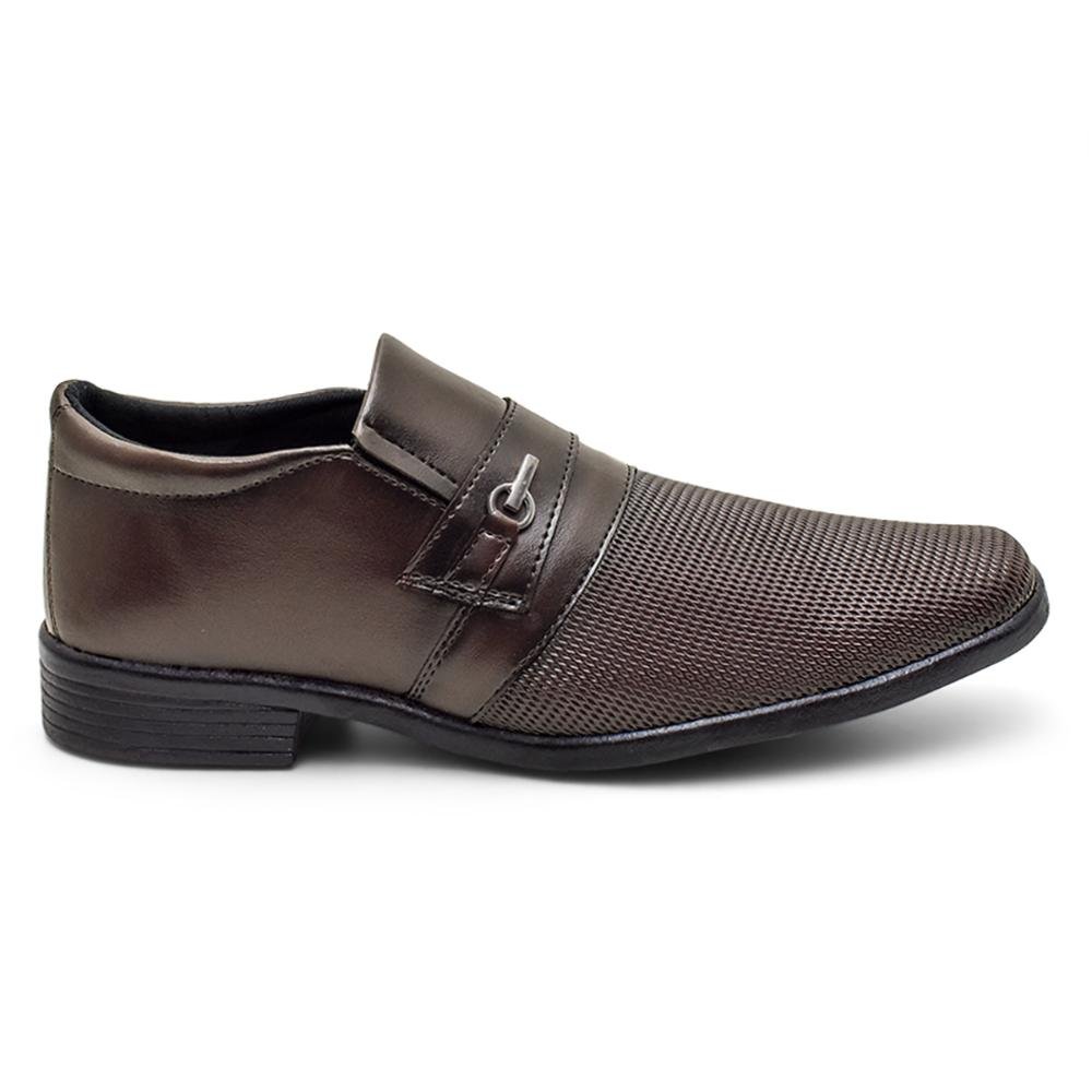 Sapato Social Masculino Premium Derby Marrom 3
