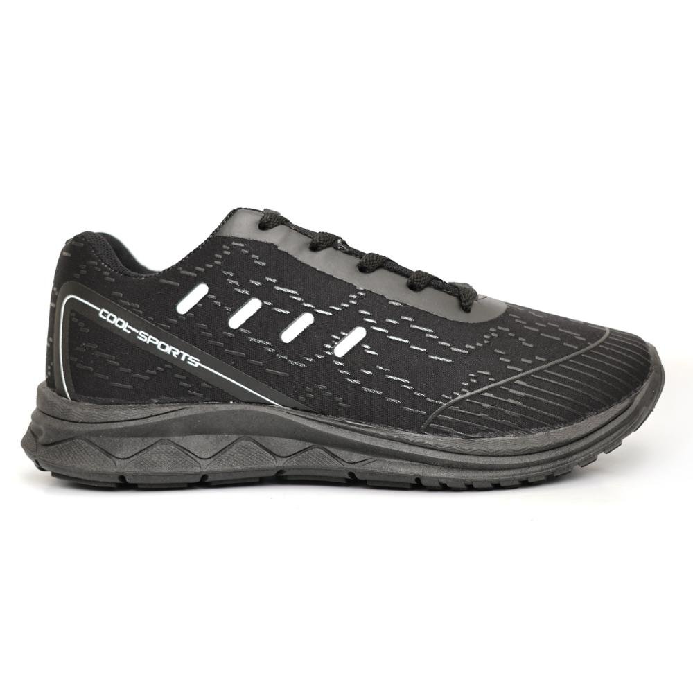 Tênis Unissex Esportivo Conforto Max Preto 3