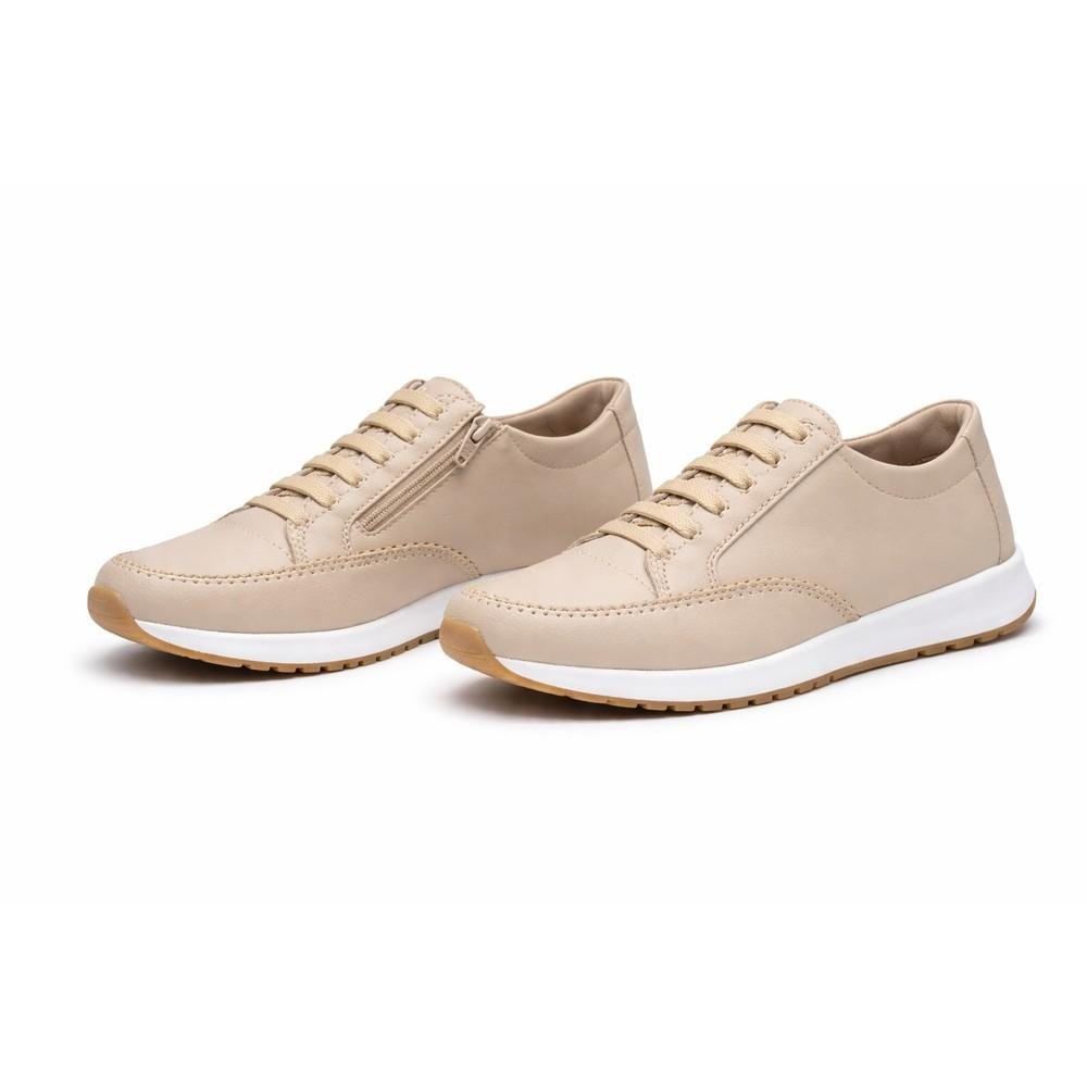 Tênis Feminino Casual Zíper Versátil