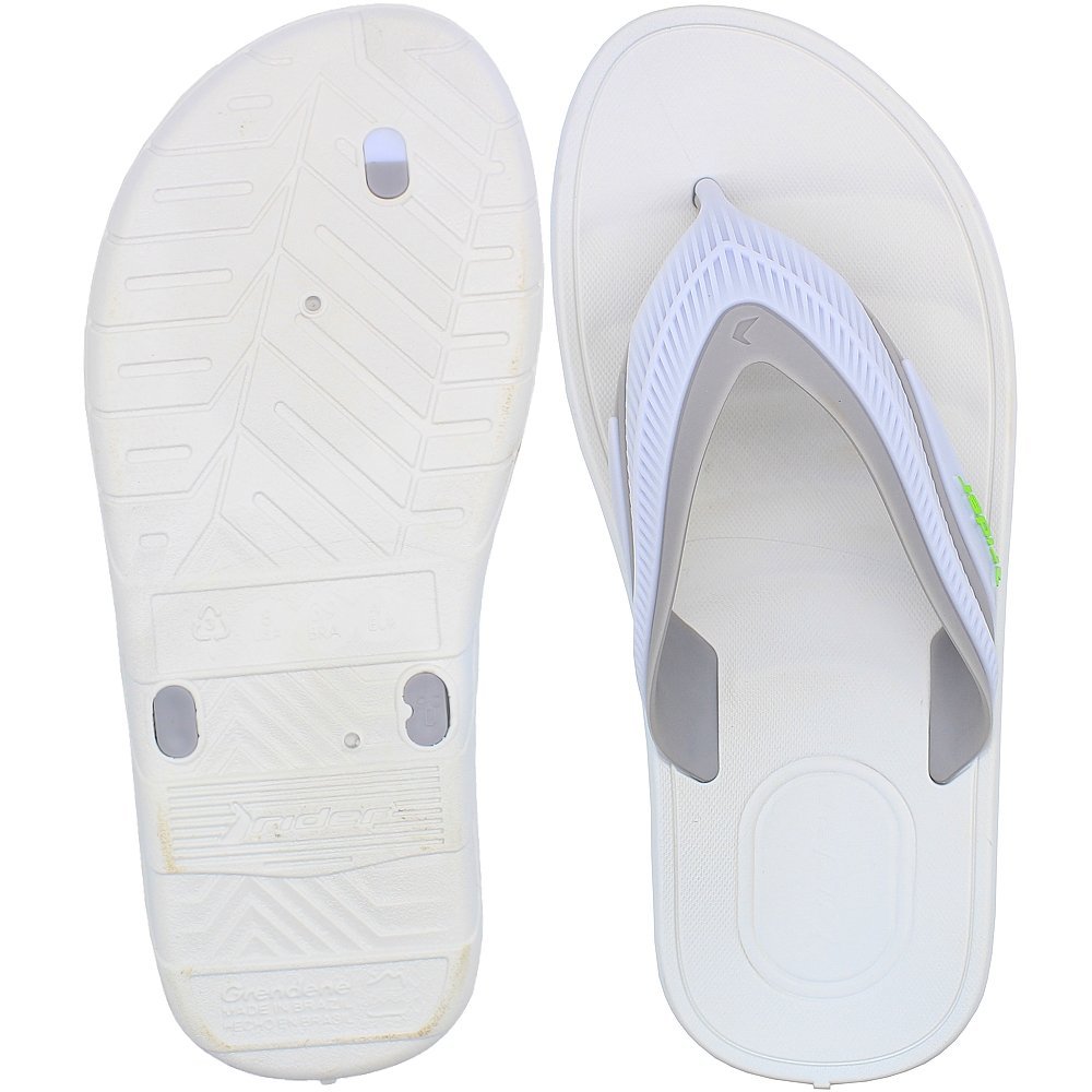 Chinelo De Dedo Rider Free II Tira Grossa Masculino  Branco 3