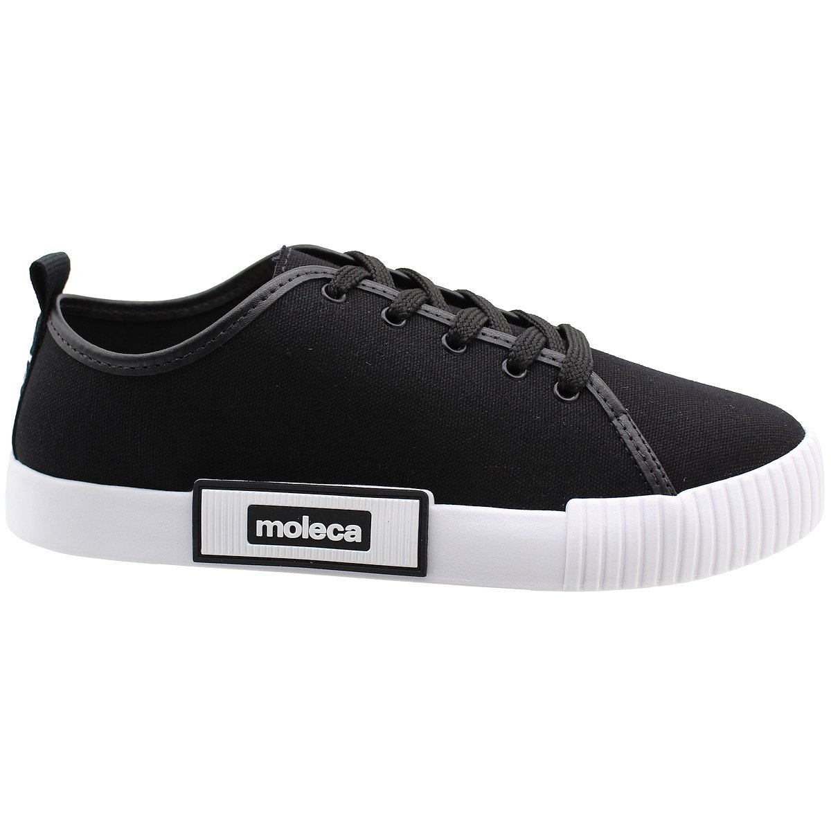 Tênis Moleca Lona Sider Classic Feminino Preto 2