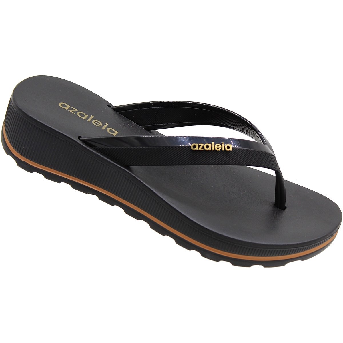 Tamanco Plataforma Azaleia Fabi Light Feminino  Preto 2