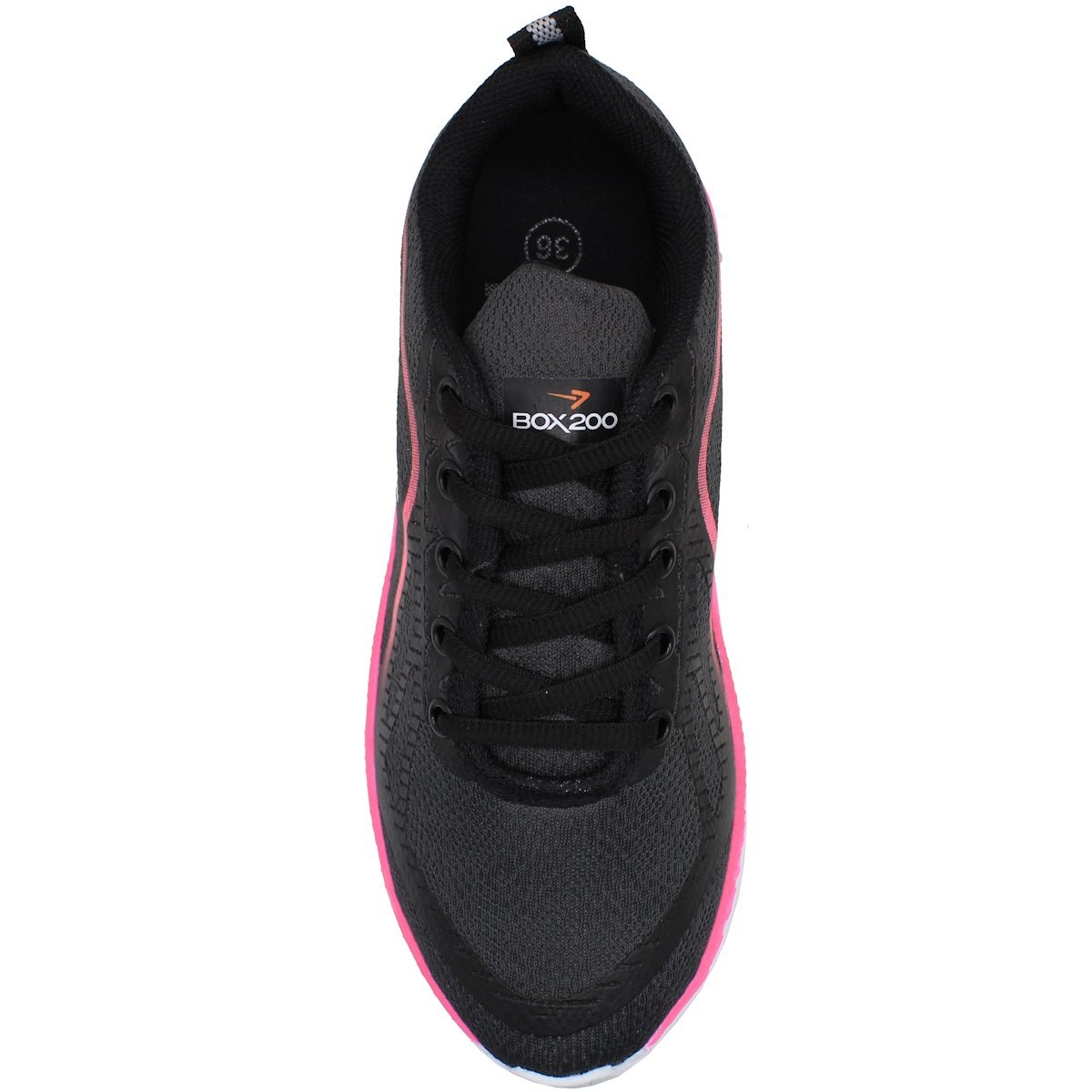 Tênis Esportivo Box 200 Just Running Feminino Preto 4