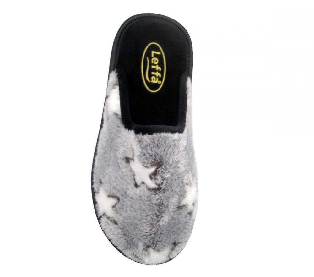 Chinelo Quarto Leffa 760 Atoalhada Cinza 3