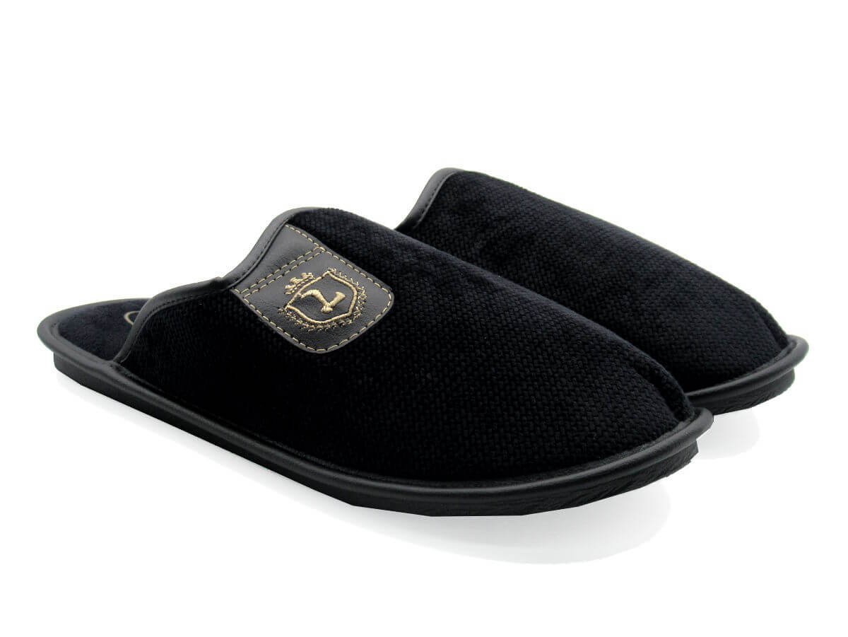 Chinelo de Quarto Masculino Leffa 864 pantufa Preto 2