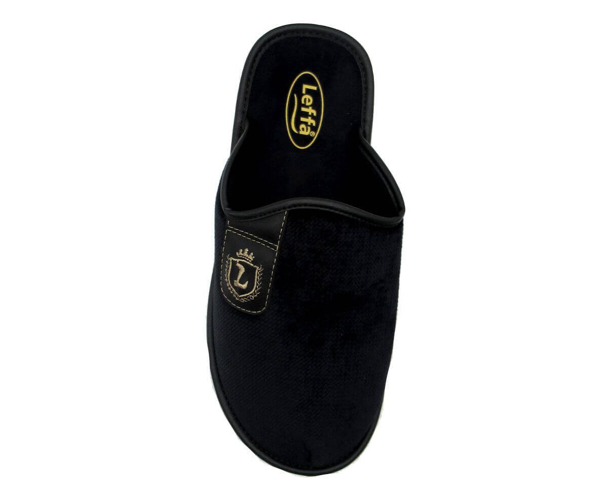 Chinelo de Quarto Masculino Leffa 864 pantufa Preto 3